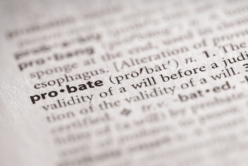 Dictionary series: Probate