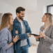 A couple buying a house