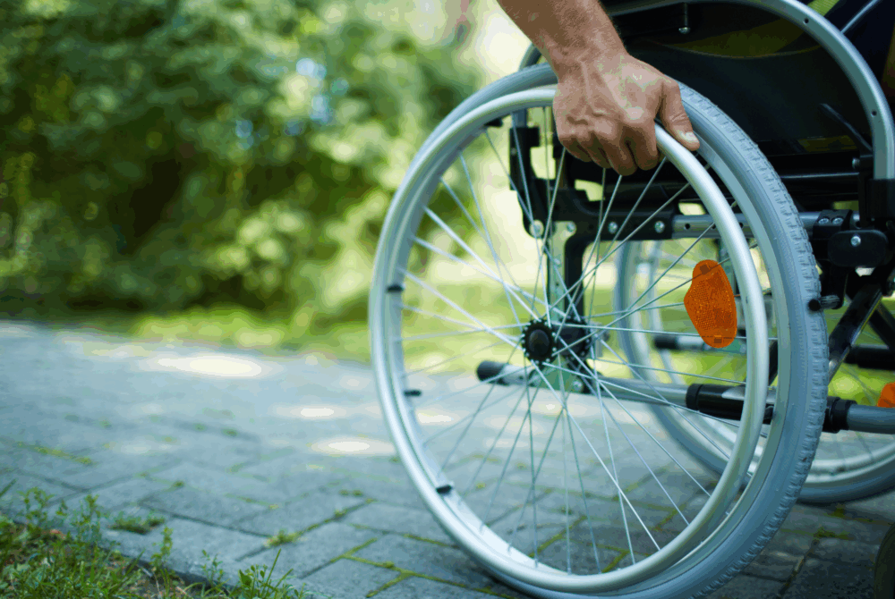 Person in wheelchair