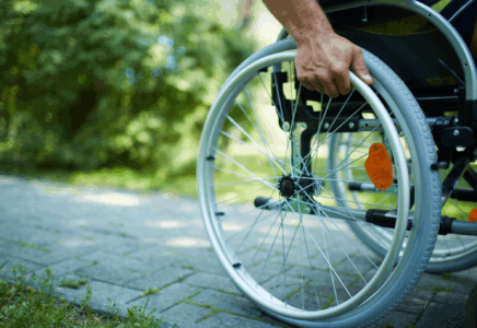 Person in wheelchair