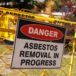 Asbestos Removal Sign